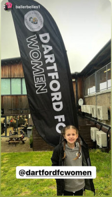 2023-2024 v Ebbsfleet Home 5-3  BallerBelles with the banner.jpg